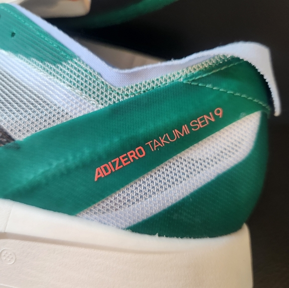 Adidas Adizero Takumi Sen 9 Mens Running shoes sz 12.5 New Green - Picture 5 of 10